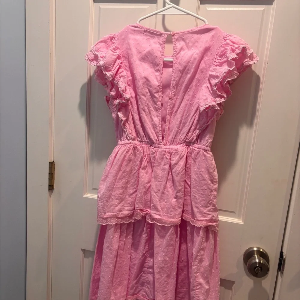 Pink Ruffle Dress - Picture 2 of 3